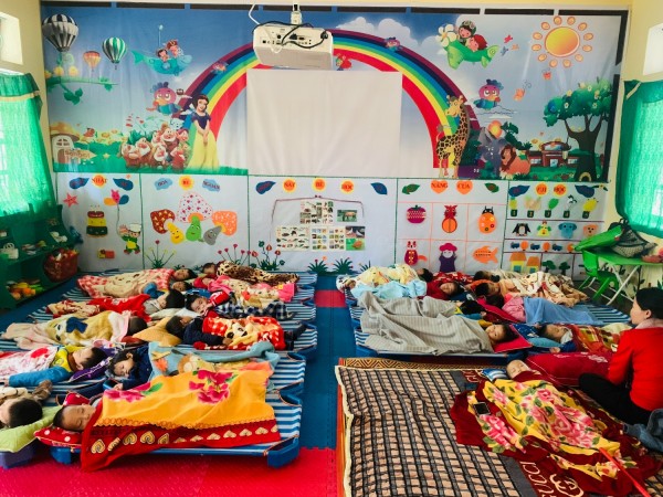 Giờ ngủ của các cháu 3 tuổi C