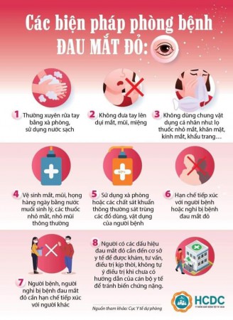 Các biện pháp phòng bệnh Đau mắt đỏ