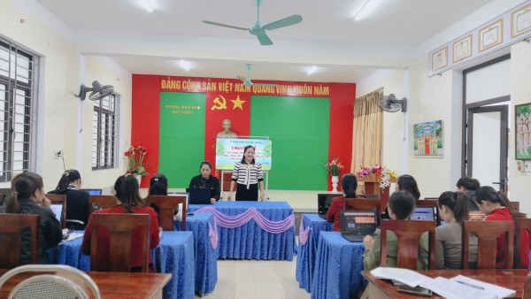 Cùng AI viết tiếp hành trình gieo Mầm hạnh phúc tại trường Mầm non Đức Dũng