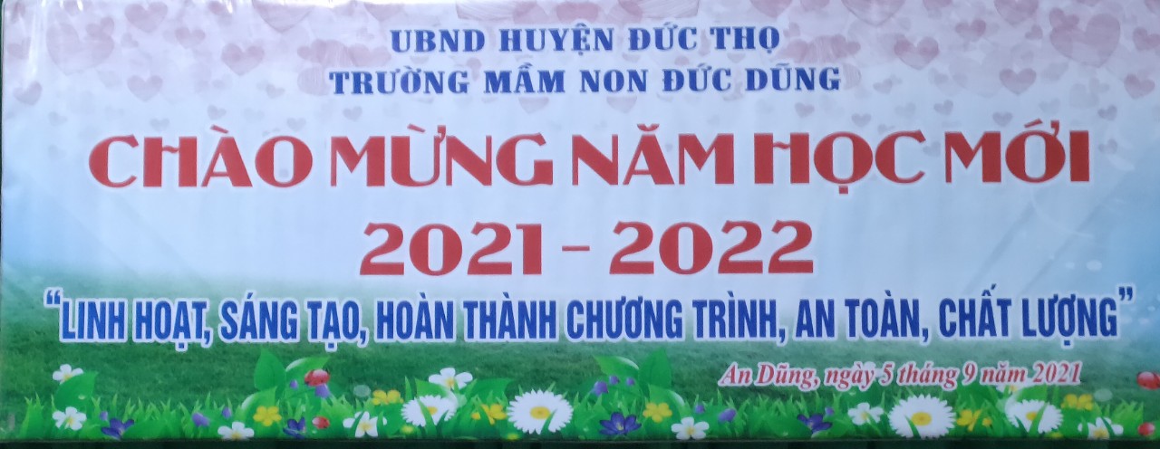 Chào mừng năm học mới 2021 - 2022