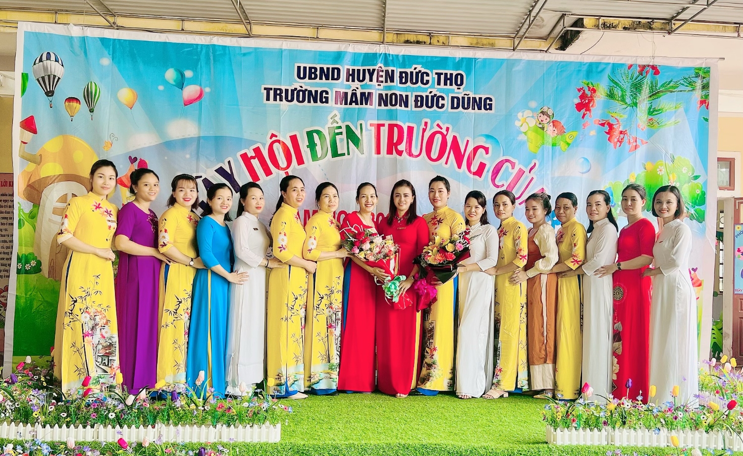 Tập thể HĐSP Mầm non Đức Dũng thân yêu